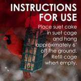 Heath DD-27: 11.25-ounce Cranberry Suet Cake - 12-pack Case