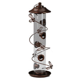 Heath 21042: Butterfly Swirl Mixed Seed Tube Bird Feeder