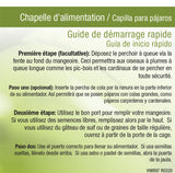 Heath 21709: Archway Birdie Chapel Bird Feeder for Mixed Seed and Suet or Seed Cakes
