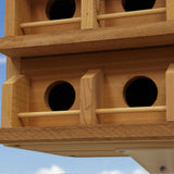 Heath M-12DP: 12-room Purple Martin Wooden Bird House