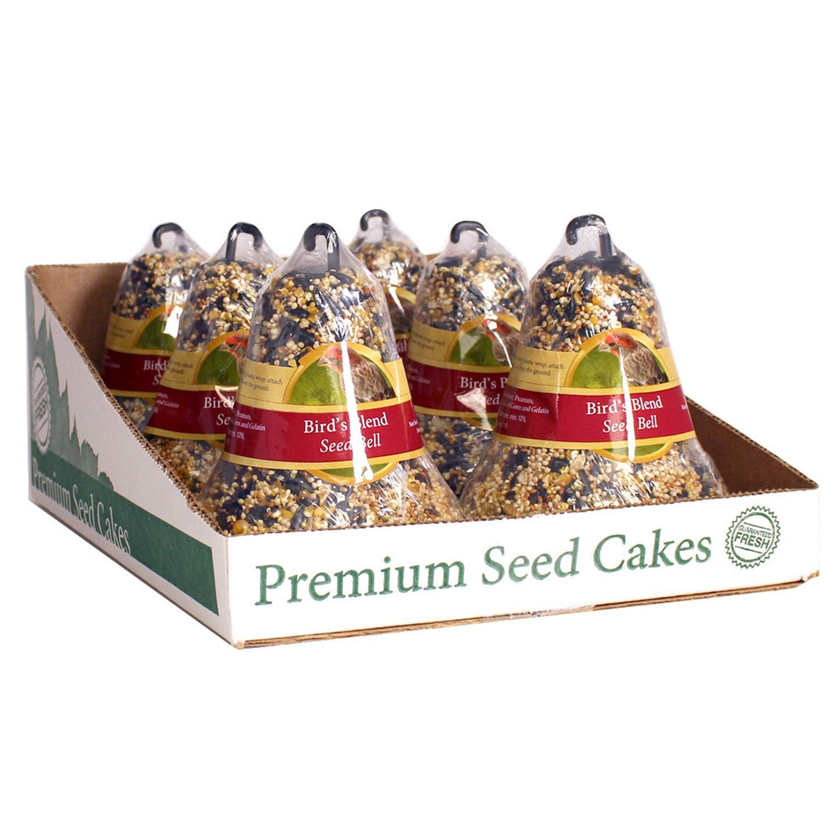 Heath Outdoor Products Bird's Blend Seed Cake 14 oz Bell Pack of 6