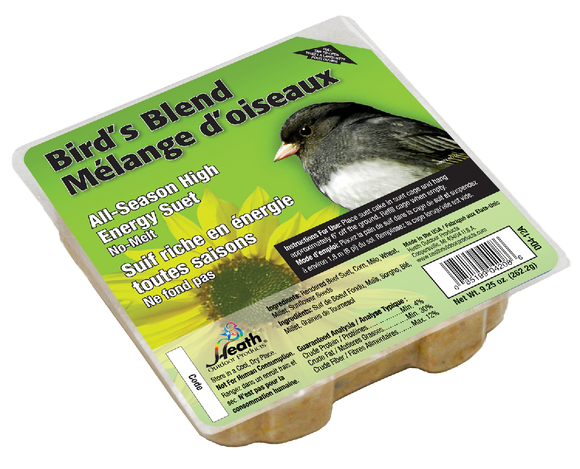 Heath DD412A: 9.25-ounce High Energy Blend Suet Cake - 16-pack Case