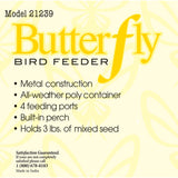 Heath 21239: The Butterfly Large Mixed Seed Tube Bird Feeder