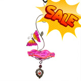 21523: Butterfly Bliss Bird Feeder - Pink