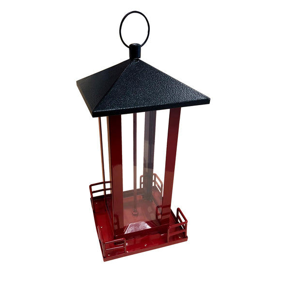 Heath 21808: Red Lantern Hopper Bird Feeder