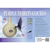 Heath 30008: 2-piece Purple Martin Gourd Bird House - 8 Pack