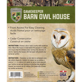 GK-BAR: Gamekeeper Cedar Barn Owl House – Made in the USA