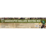 GK-MNB: Gamekeeper Cedar Mallard Nesting Box – Made in the USA