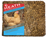 Close-up Chicken Snack with Mealworms and Sunflower Chips