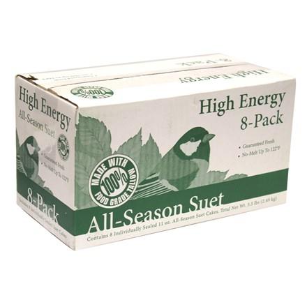 Bird's Blend High Energy Suet Cakes - 8 Pack - Heathoutdoors