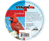 Cardinal Stack'Ms Seed Cake - 6.5 oz - Pack of 6 - Heathoutdoors