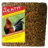 Chicken Snack Premium Mealworm Seed Cake with Corn - 7 oz - Pack of 12 - Heathoutdoors