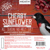 Heath DDC2-12: Cherry Sunflower 11.75-ounce Premium Crafted Suet Cake - 12-pack Case