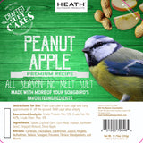 Heath DDC4-12: Peanut Apple 11.75-ounce Premium Crafted Suet Cake - 12-pack Case