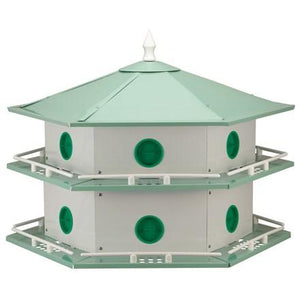 Deluxe Aluminum Purple Martin House - 12 Room - Heathoutdoors