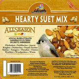 Hearty Suet Mix Suet Cake - 11.5 oz - Pack of 12 - Heathoutdoors