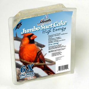 Jumbo High Energy Suet Cake - 4 lb - Pack of 4 - Heathoutdoors