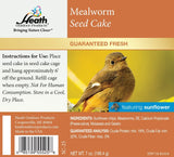 Mealworm Seed Cake with Sunflower Chips - 7 oz - Pack of 12 - Heathoutdoors