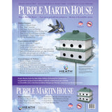 Heath PH-12: 12-room Purple Martin Plastic Bird House