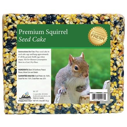 Premium Squirrel Seed Cake - 2 lb - 8 pack - Heathoutdoors