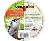 Premium Woodpecker Stack'Ms Seed Cake - 7 oz - Pack of 6 - Heathoutdoors
