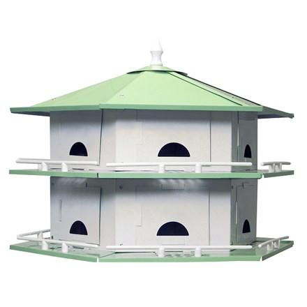 Starling Resistant Convertible Aluminum Purple Martin House - 12 Room - Heathoutdoors