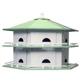 Starling Resistant Convertible Aluminum Purple Martin House - 12 Room - Heathoutdoors