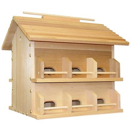 Wood Starling Resistant Purple Martin House - Heathoutdoors